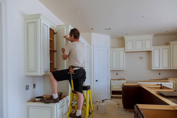 Open concept kitchen conversion in Bristol by JMT Kitchen Cabinet