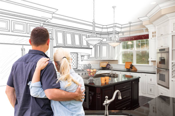 Load-bearing wall removal in Bristol by JMT Kitchen Cabinet
